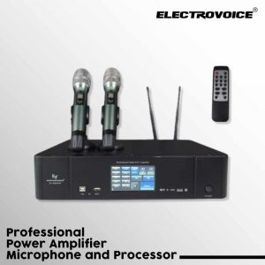 Professional Power Amplifier Microphone and Processor